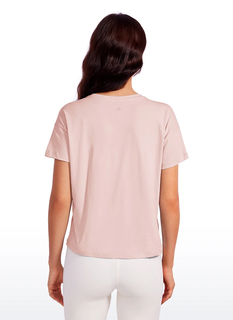 Pima Cotton Loose Fit Short Sleeve