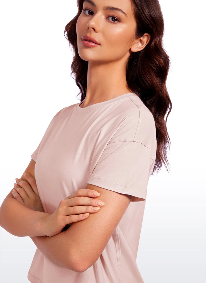 Pima Cotton Loose Fit Short Sleeve