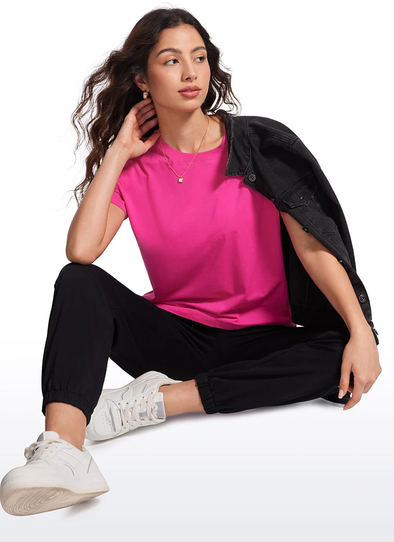 Pima Cotton Loose Fit Short Sleeve