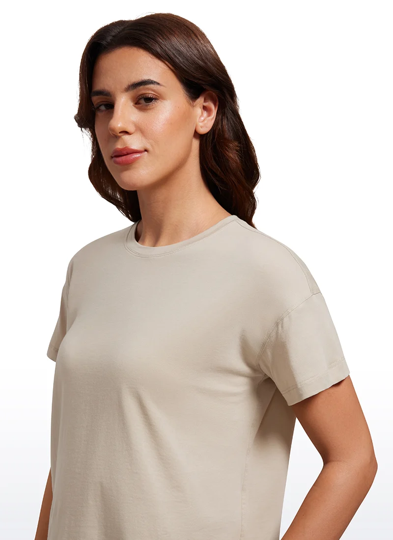 Pima Cotton Loose Fit Short Sleeve