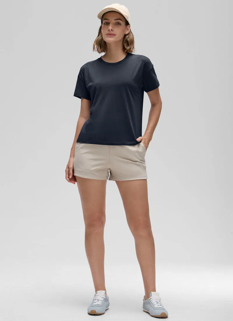 Pima Cotton Loose Fit Short Sleeve