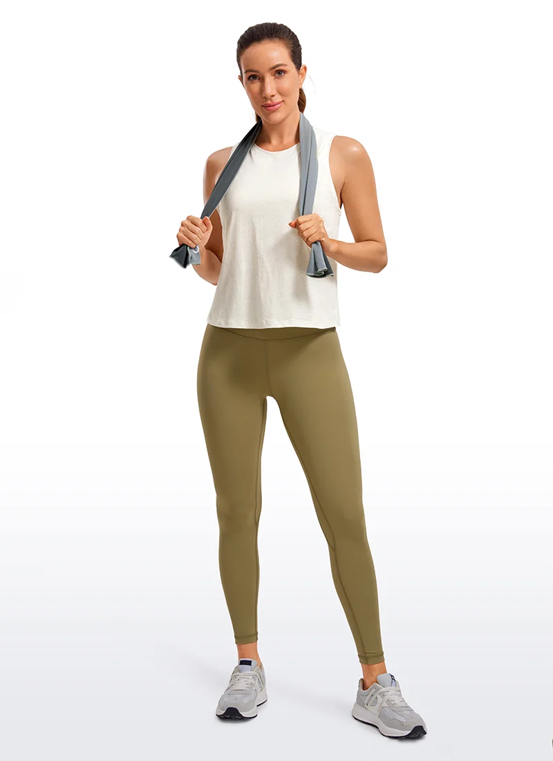 Pima Cotton Crop Round Neck Tank