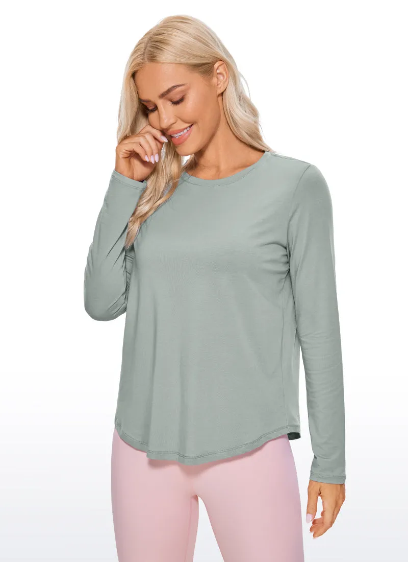 Pima Cotton Workout Long Sleeve