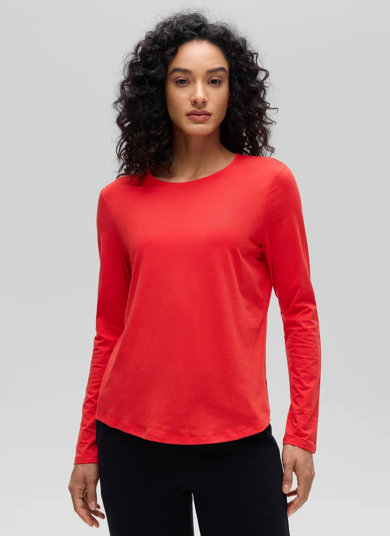 Pima Cotton Workout Long Sleeve
