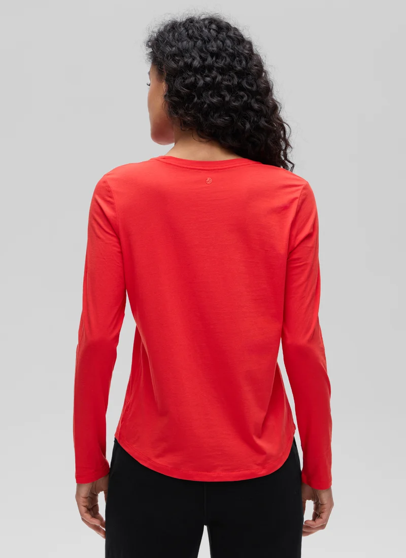 Pima Cotton Workout Long Sleeve