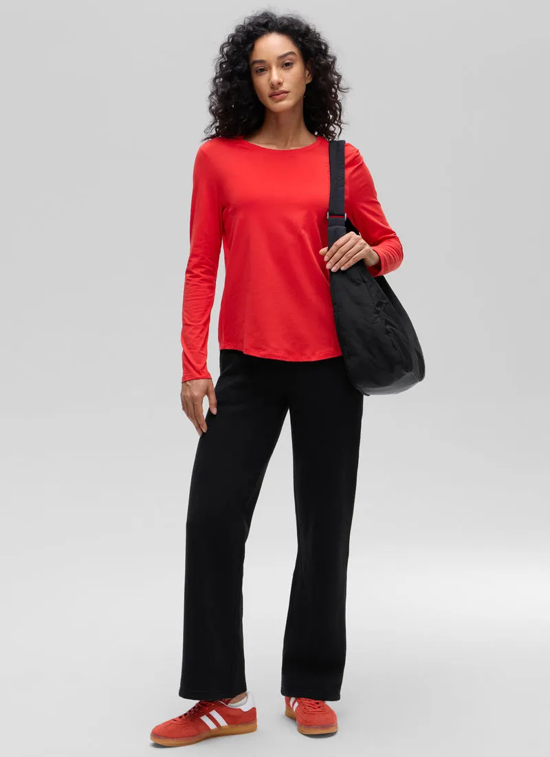 Pima Cotton Workout Long Sleeve