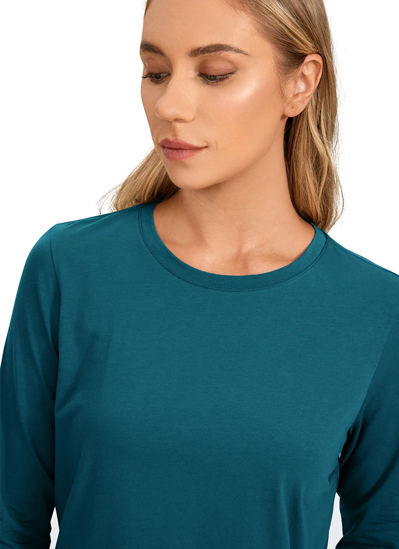 Pima Cotton Workout Long Sleeve