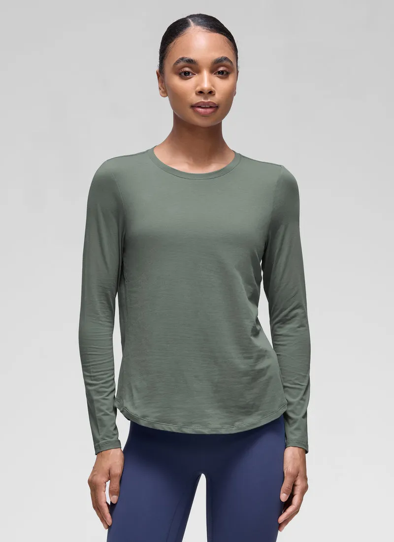 Pima Cotton Workout Long Sleeve