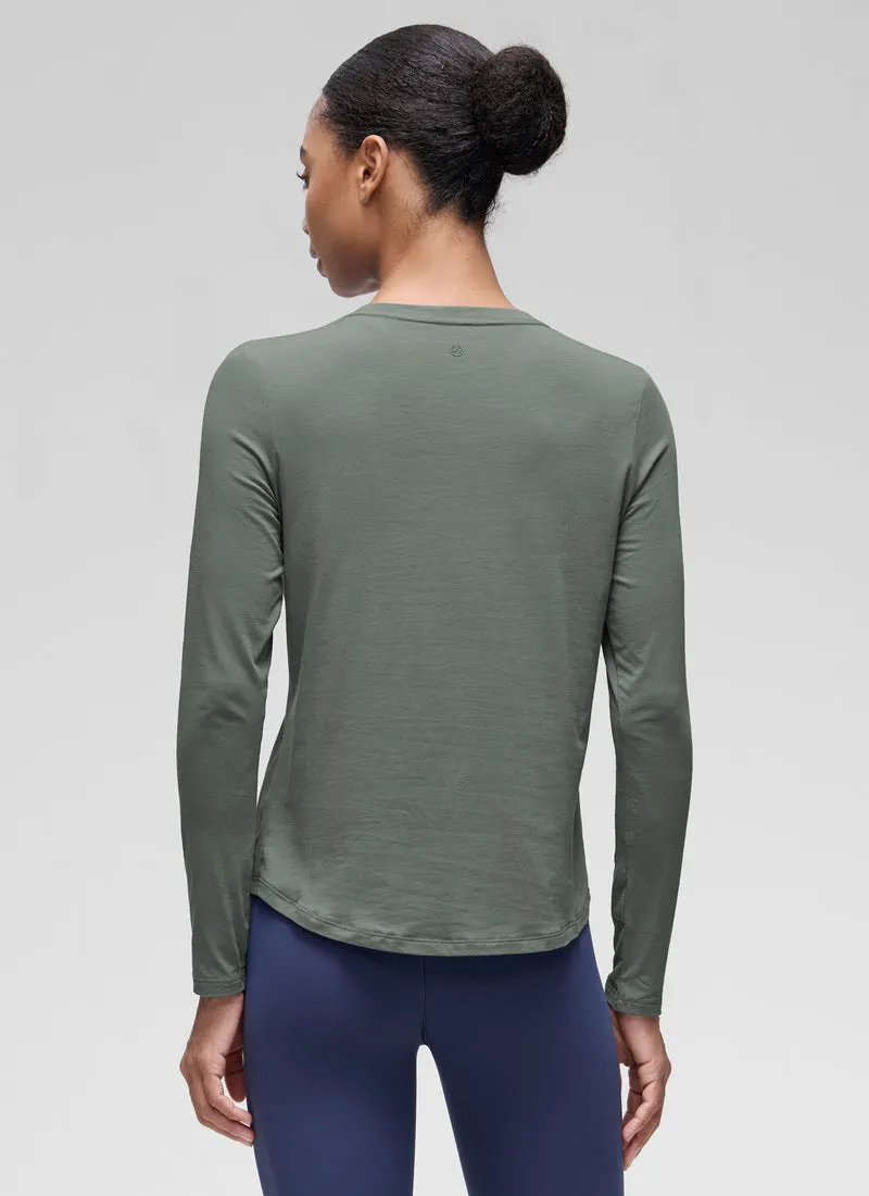 Pima Cotton Workout Long Sleeve