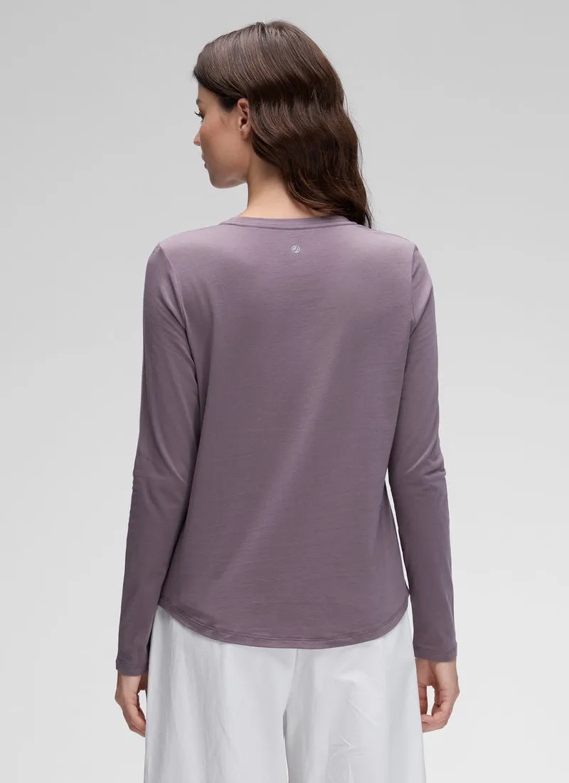 Pima Cotton Workout Long Sleeve