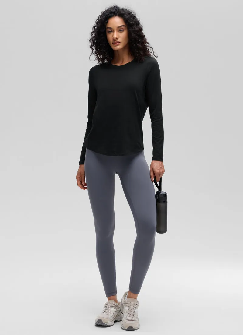 Pima Cotton Workout Long Sleeve