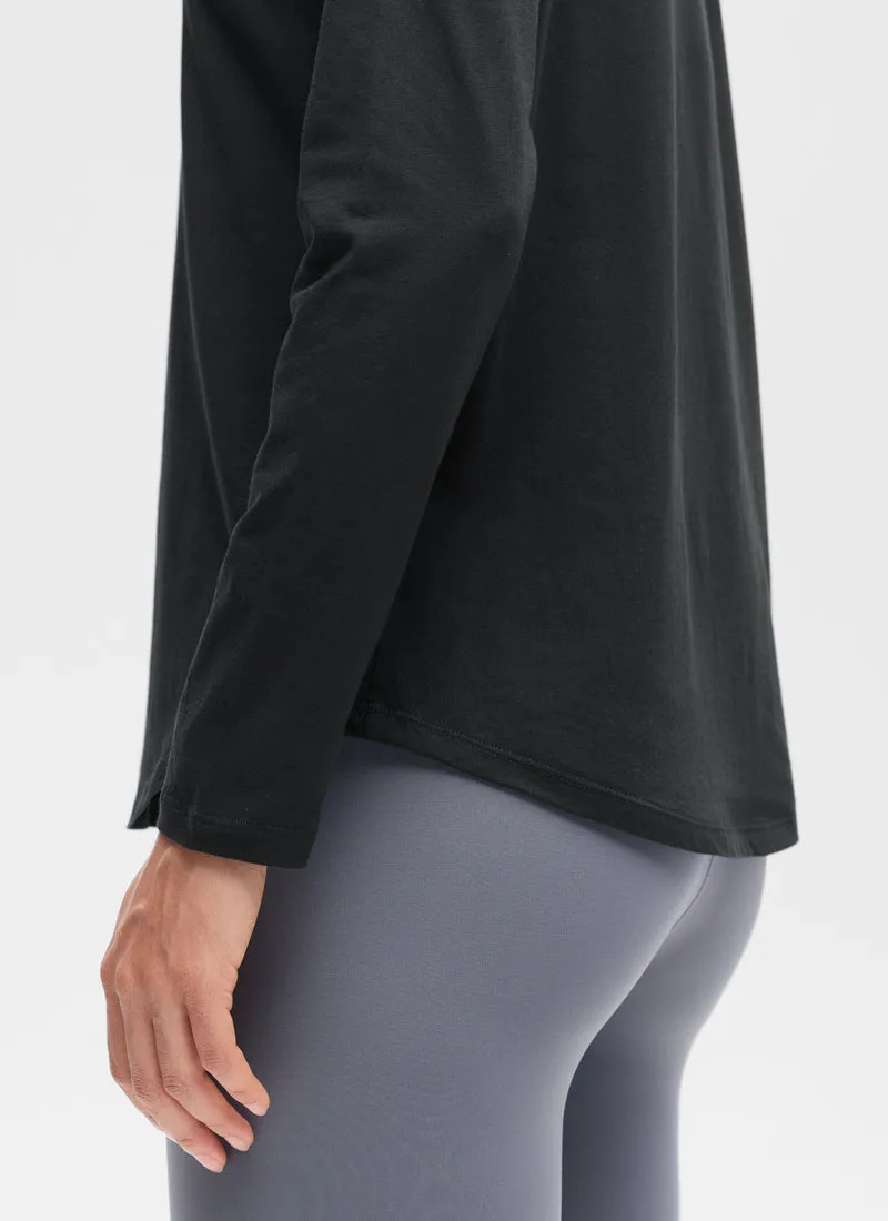 Pima Cotton Workout Long Sleeve