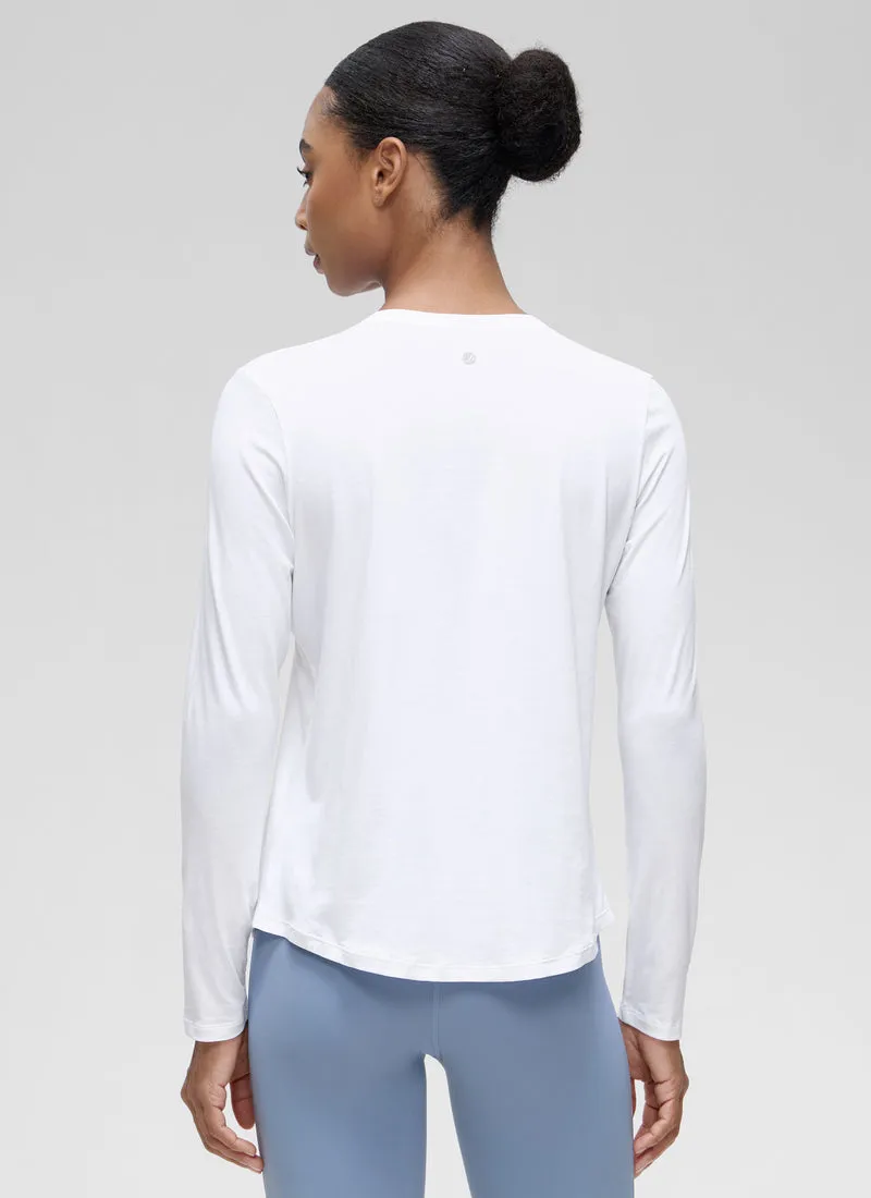Pima Cotton Workout Long Sleeve
