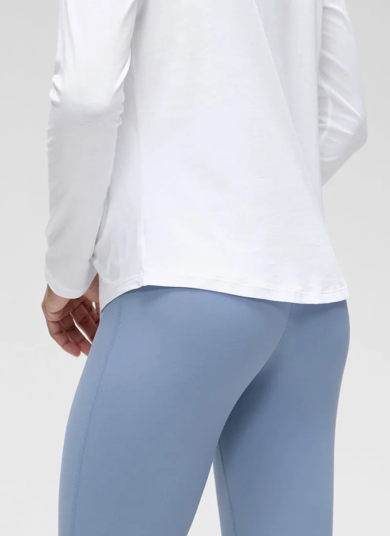 Pima Cotton Workout Long Sleeve