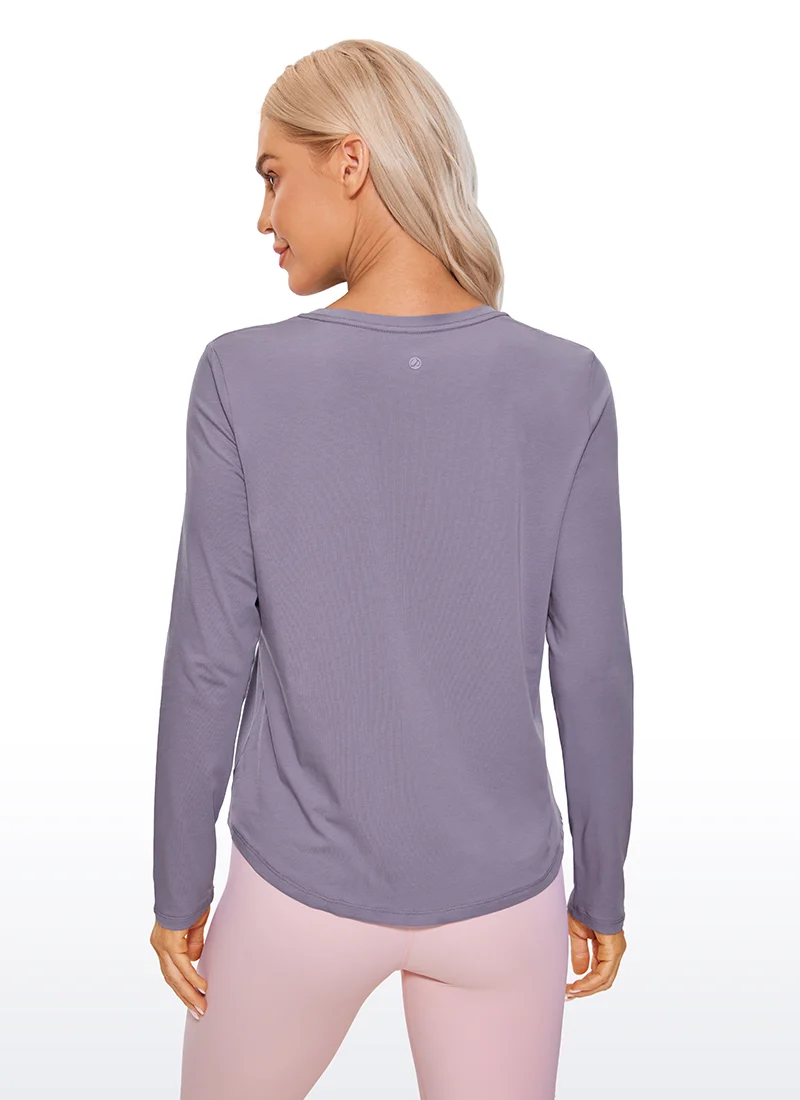 Pima Cotton Workout Long Sleeve