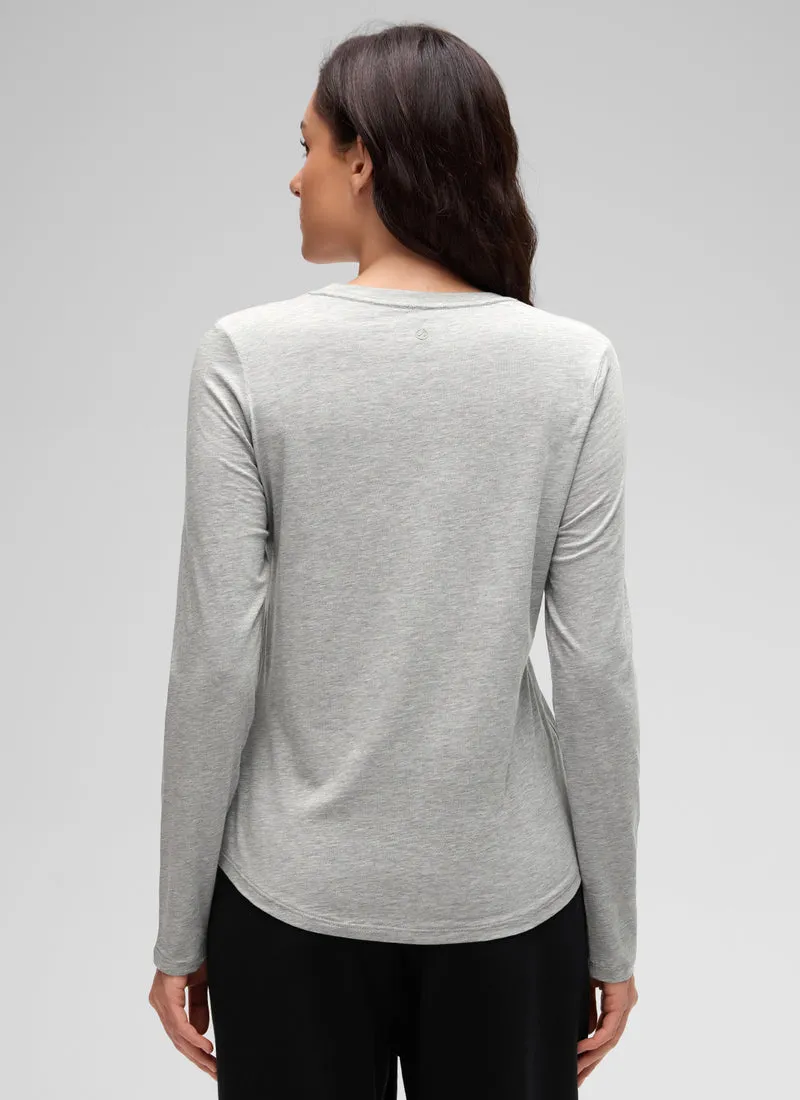 Pima Cotton Workout Long Sleeve