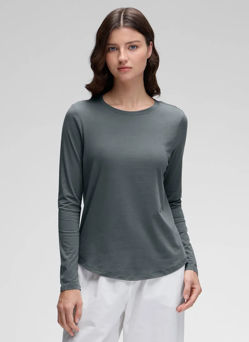 Pima Cotton Workout Long Sleeve