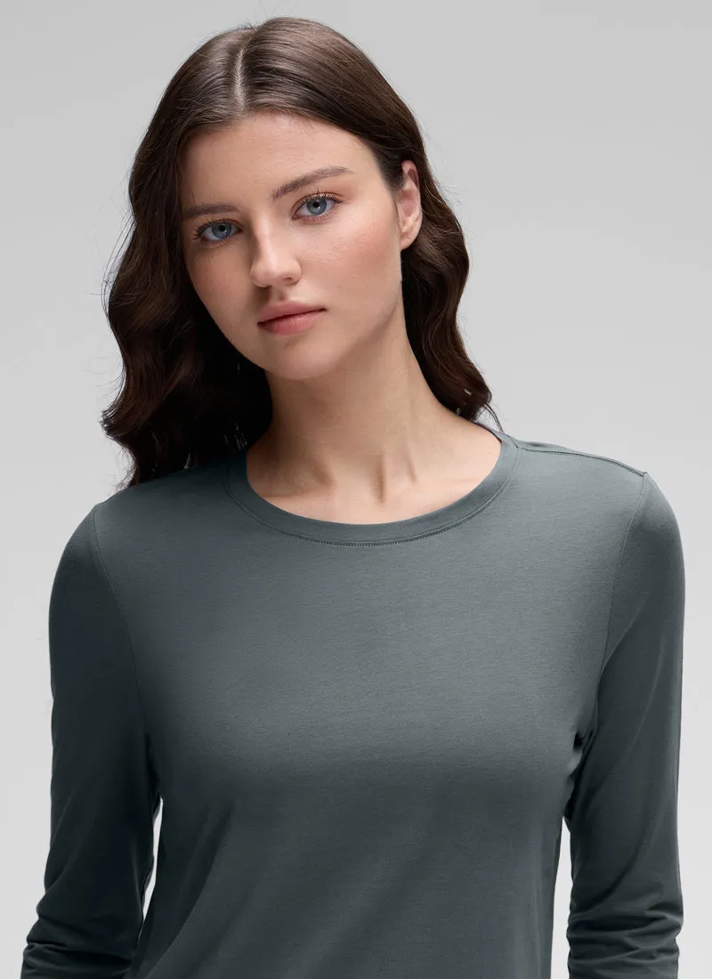 Pima Cotton Workout Long Sleeve