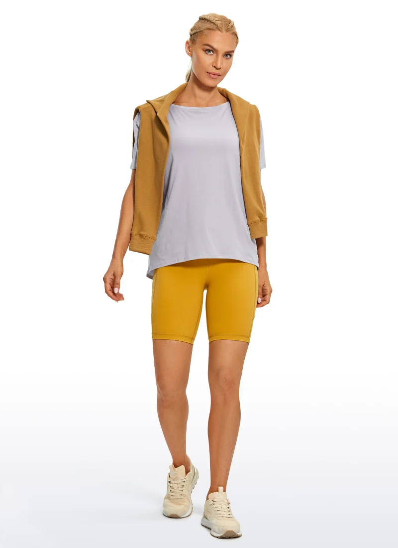 Pima Cotton Boat Neck Short Sleeve