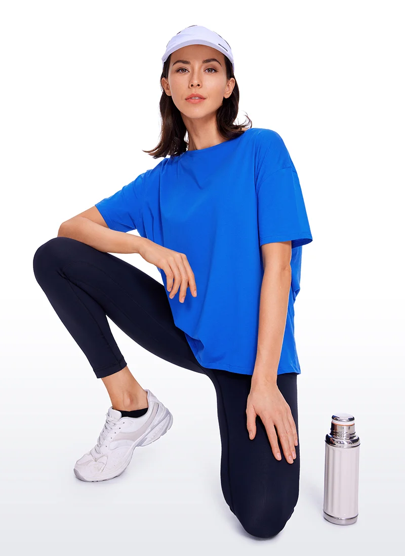 Pima Cotton Boat Neck Short Sleeve
