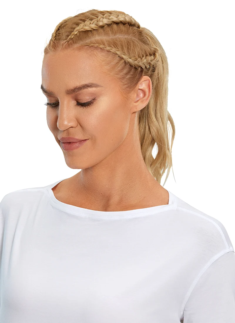 Pima Cotton Boat Neck Short Sleeve