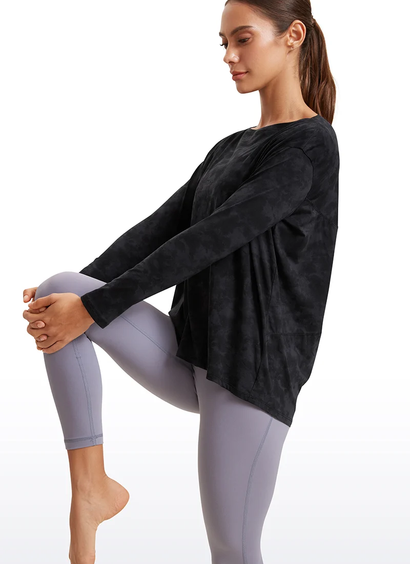 Pima Cotton Boat Neck Long Sleeve