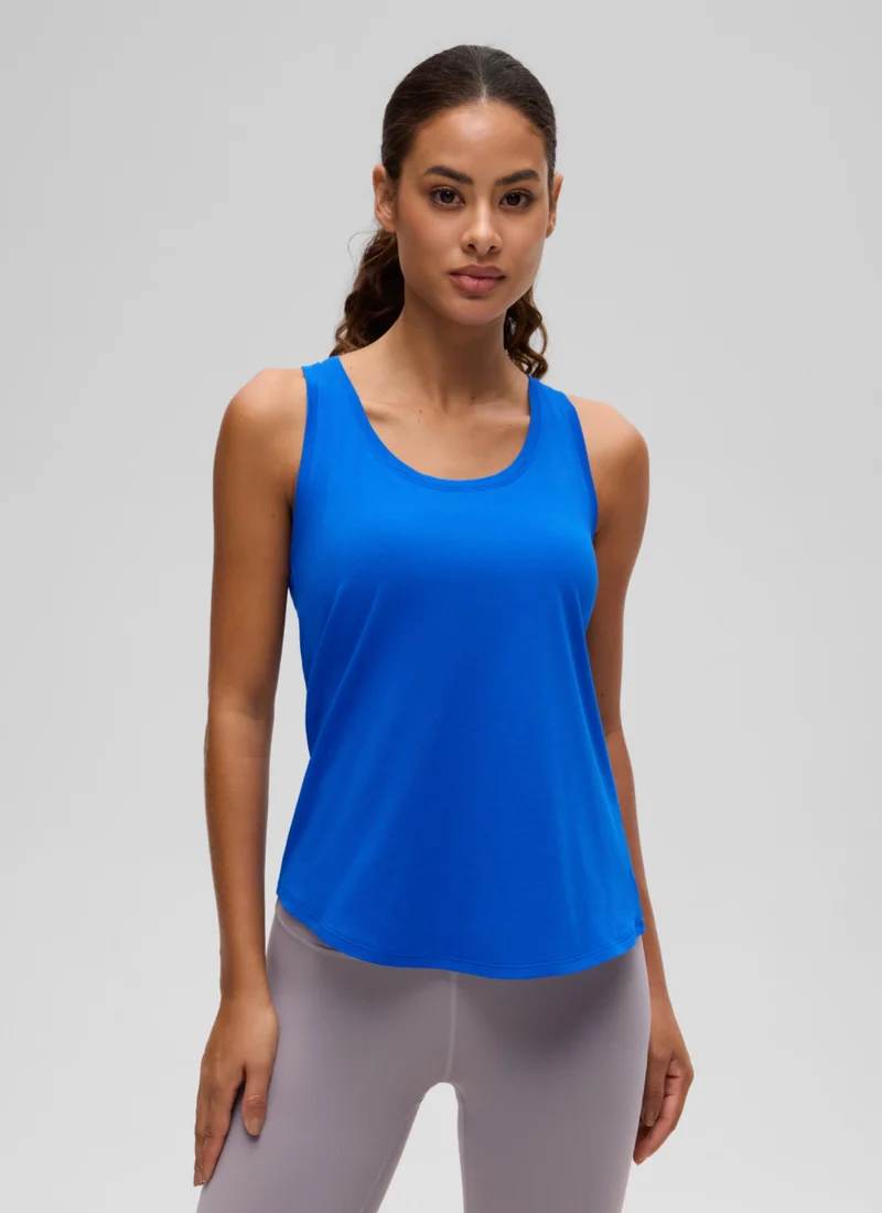 Pima Cotton Hip Length Racerback Tank