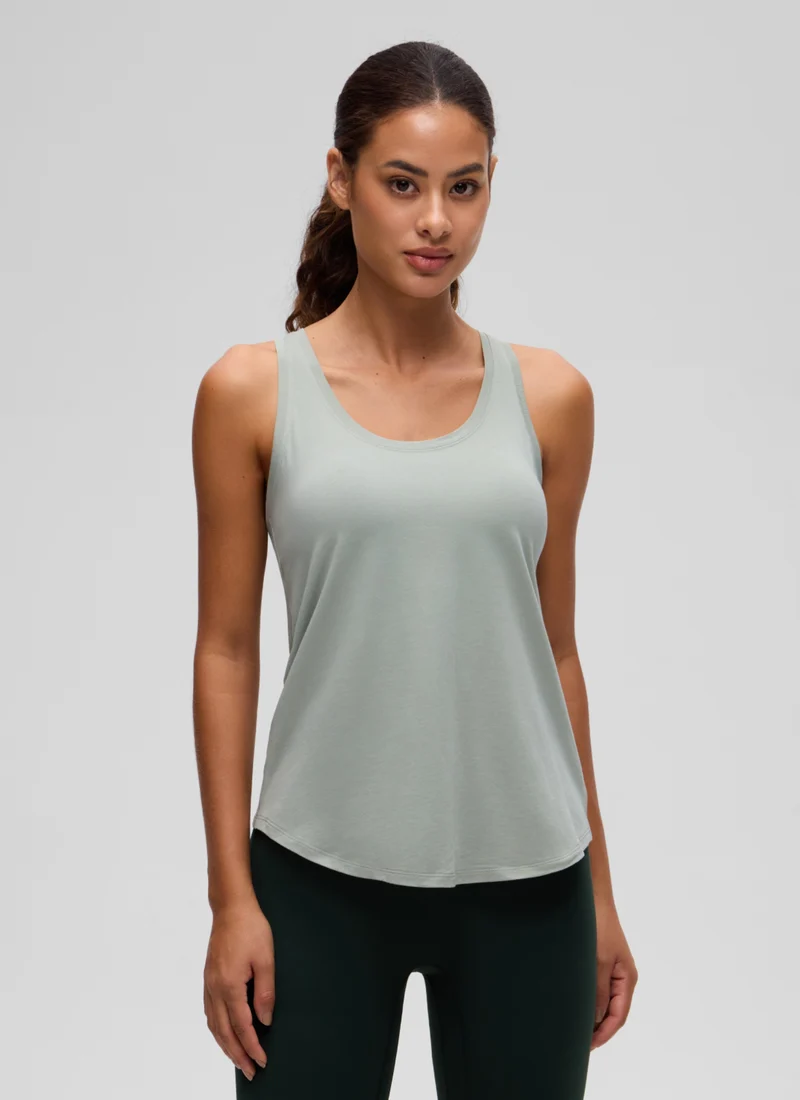 Pima Cotton Hip Length Racerback Tank