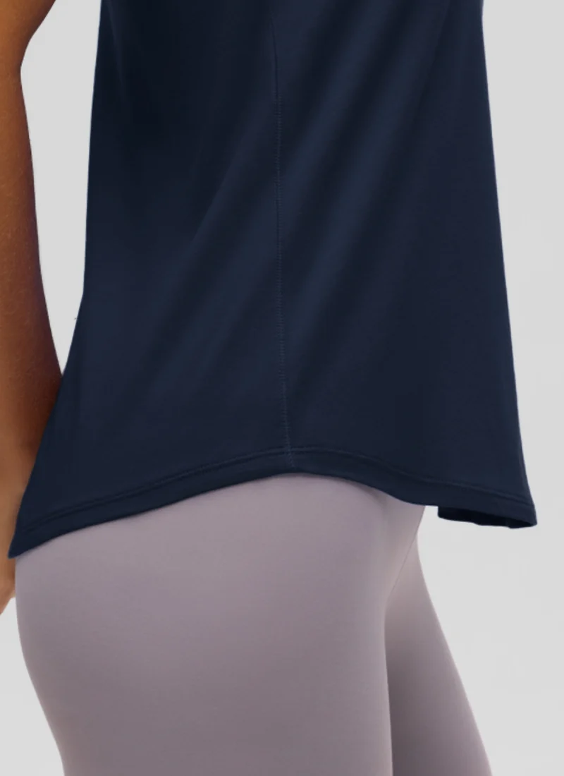 Pima Cotton Hip Length Racerback Tank