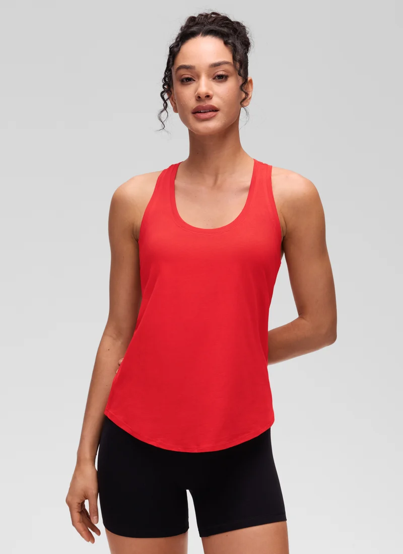 Pima Cotton Hip Length Racerback Tank