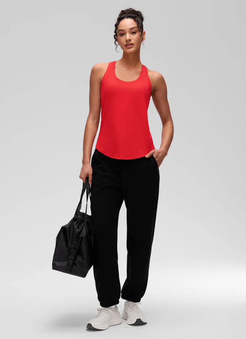 Pima Cotton Hip Length Racerback Tank