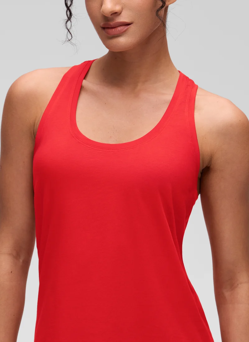 Pima Cotton Hip Length Racerback Tank