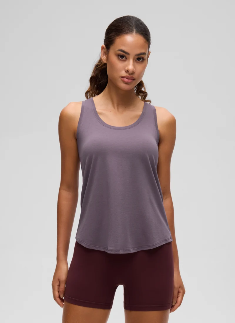 Pima Cotton Hip Length Racerback Tank