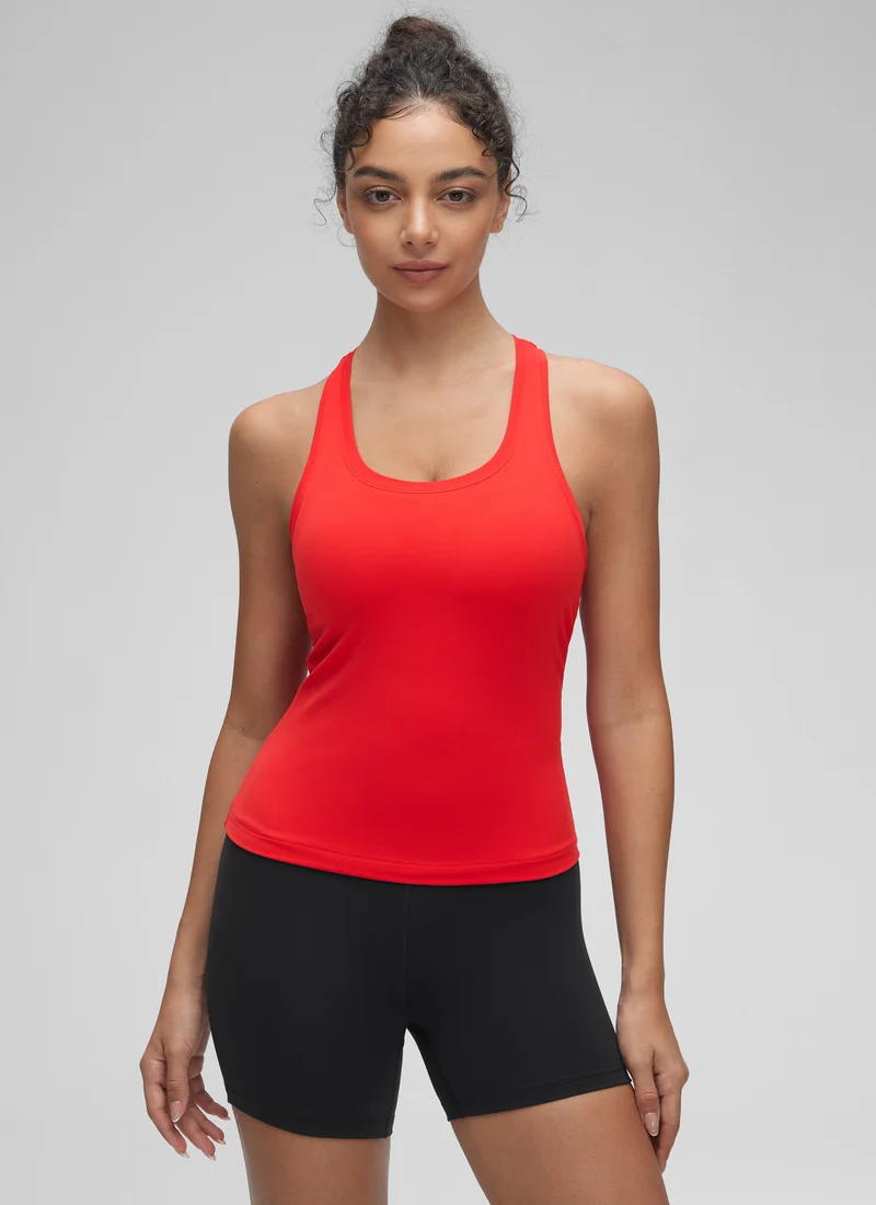 Butterluxe Racerback Waist Length Tank