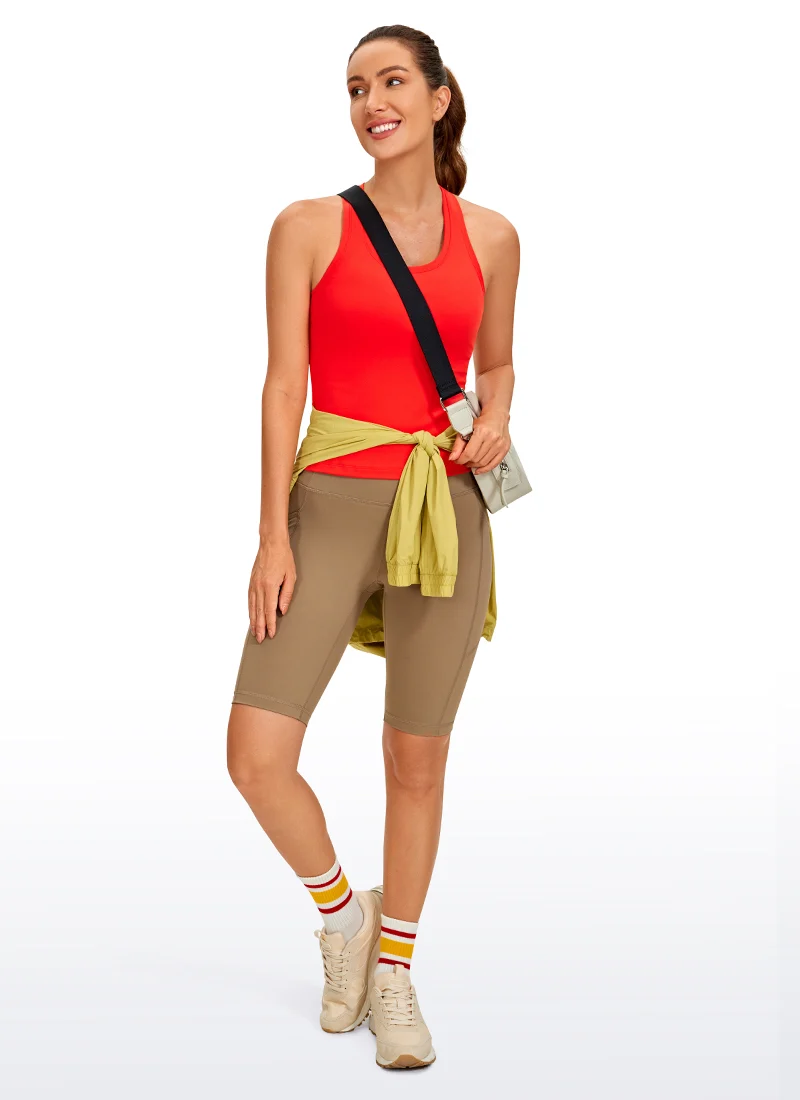 Butterluxe Racerback Waist Length Tank