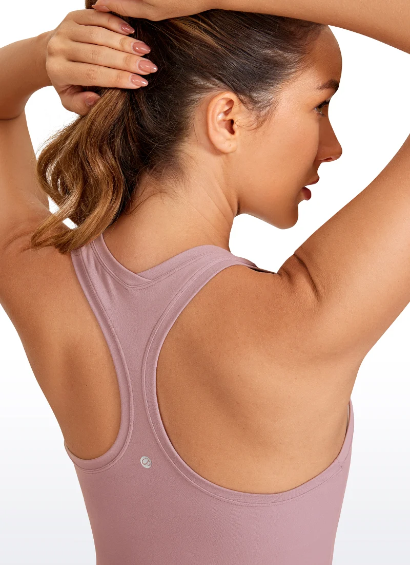 Butterluxe Racerback Waist Length Tank