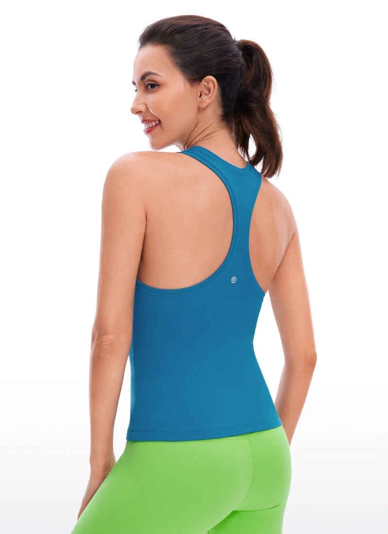 Butterluxe Racerback Waist Length Tank