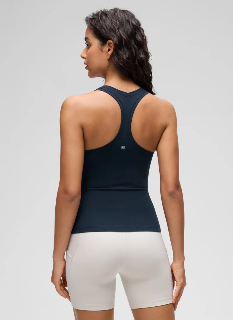 Butterluxe Racerback Waist Length Tank
