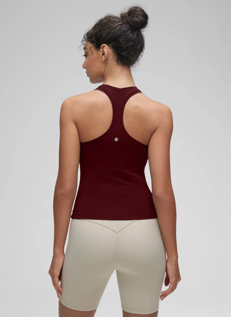 Butterluxe Racerback Waist Length Tank