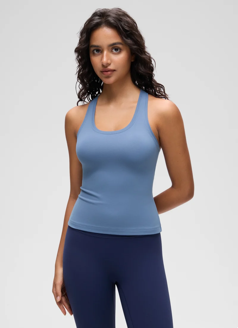Butterluxe Racerback Waist Length Tank
