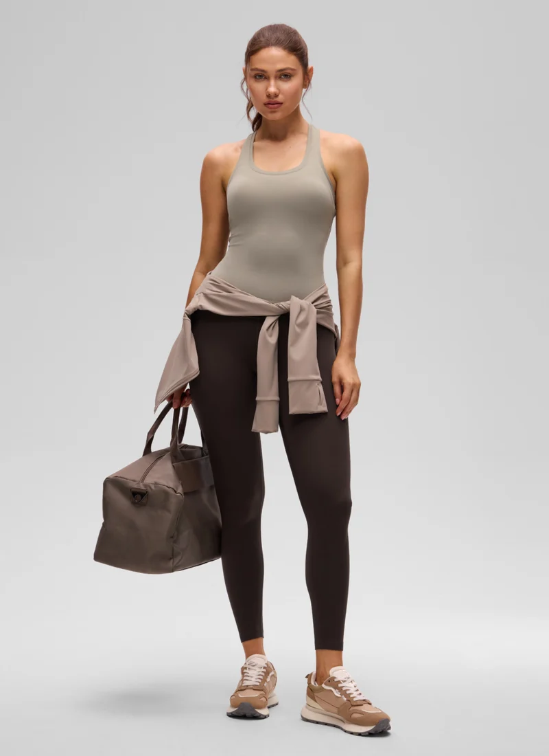 Butterluxe Racerback Waist Length Tank