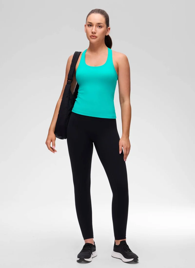 Butterluxe Racerback Waist Length Tank