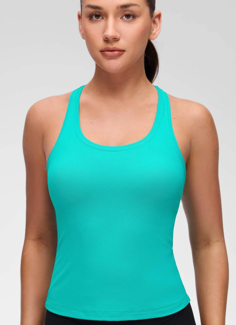 Butterluxe Racerback Waist Length Tank