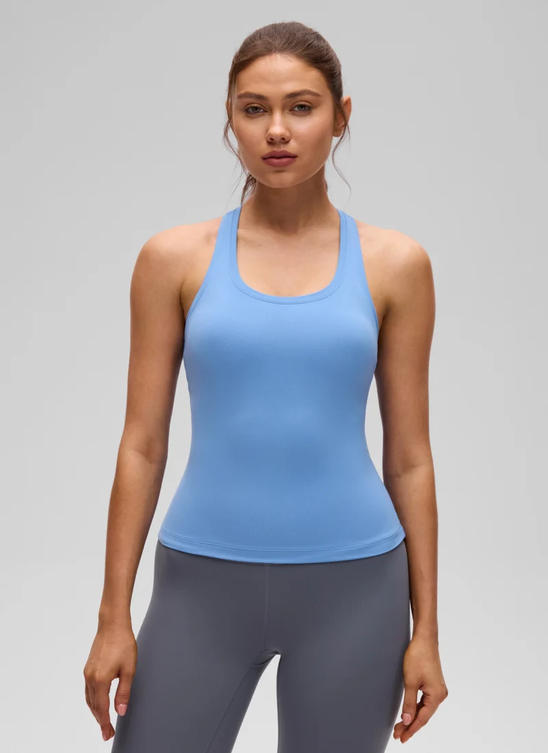 Butterluxe Racerback Waist Length Tank