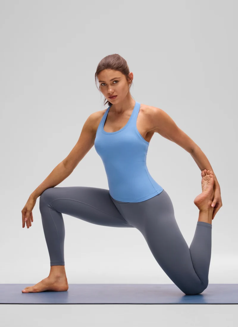 Butterluxe Racerback Waist Length Tank