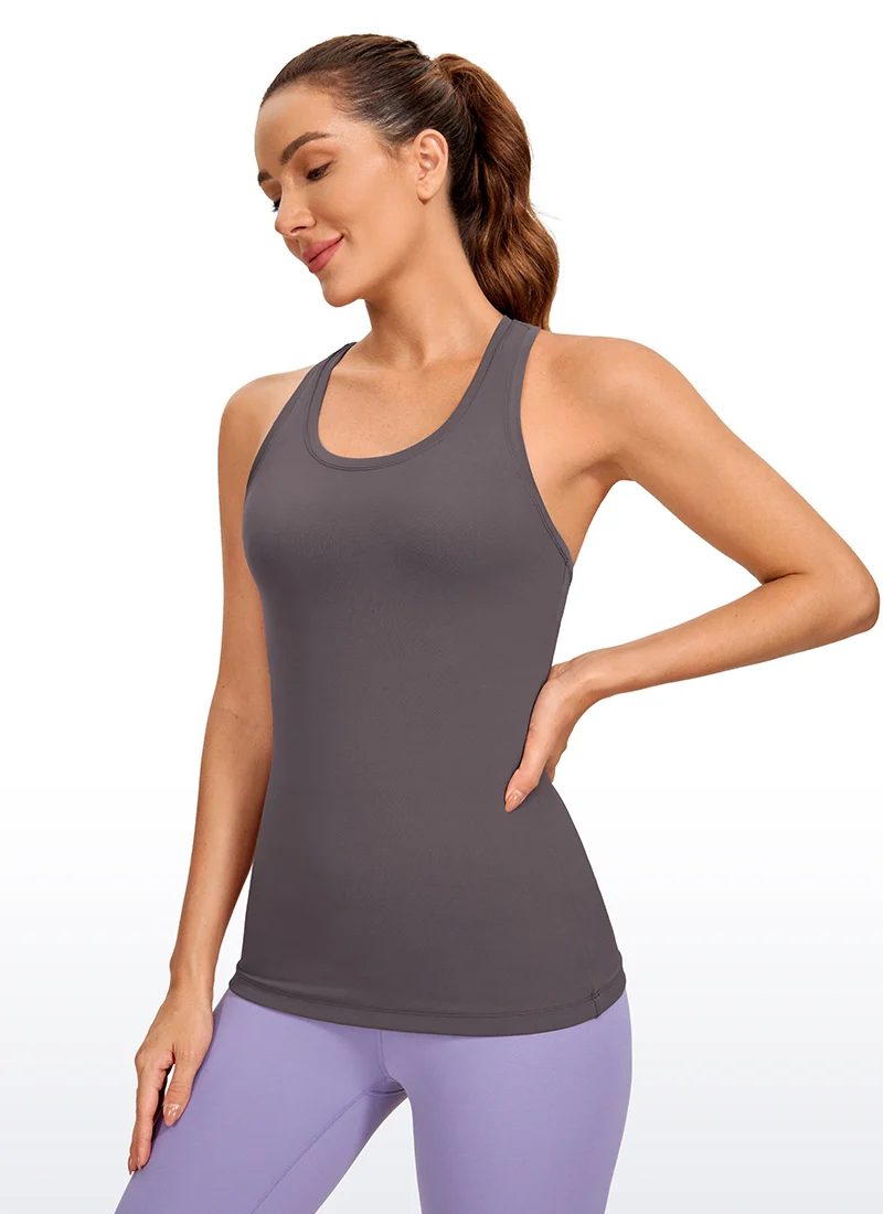 Butterluxe Hip Length Racerback Tank