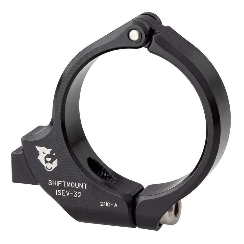 Adaptateur de Fixation WOLF TOOTH ShiftMount ISEV-31.8 Shimano I-SPEC EV Shifter > Cintre 31.8 mm