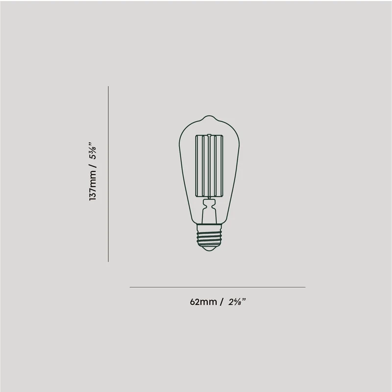 Squirrel Cage E27 LED Bulb