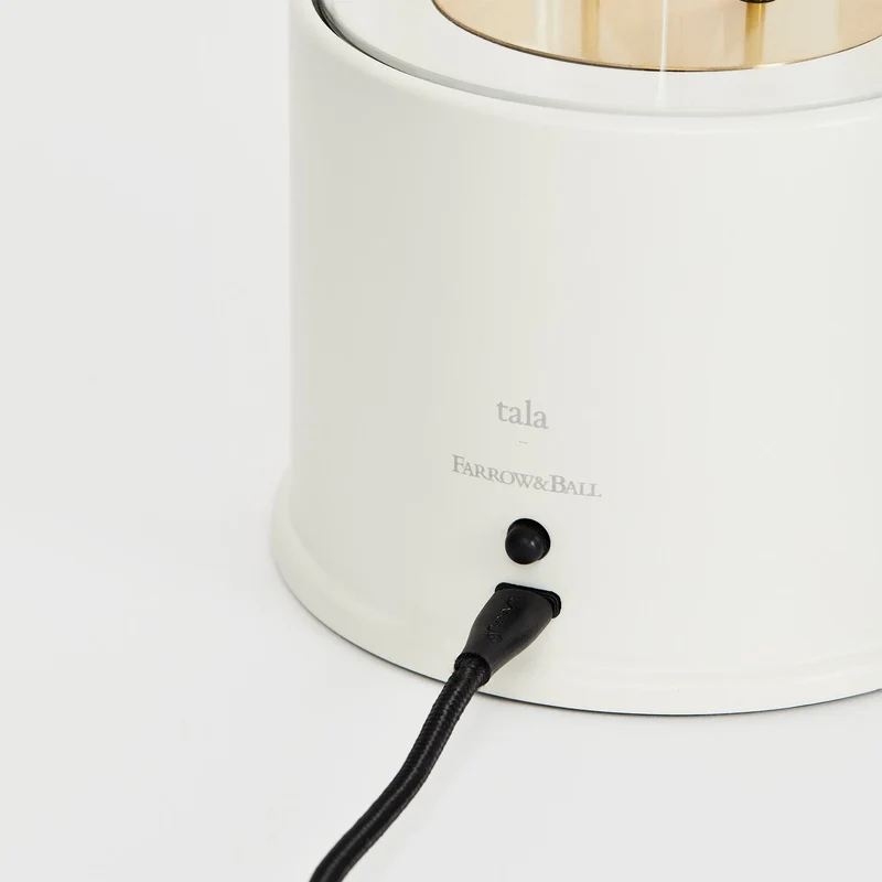 The Muse 1.0 Portable Lamp in Candlenut White
