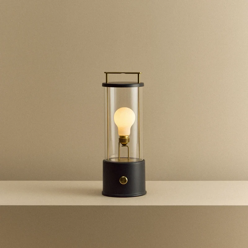 The Muse 1.0 Portable Lamp in Hackles Black